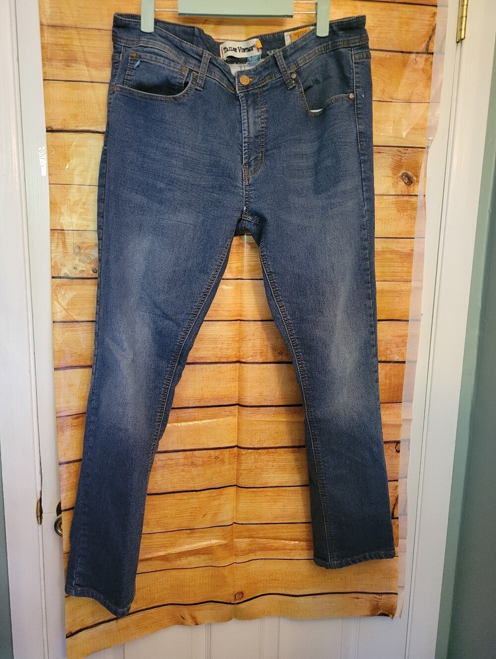 Slim Straight Men’s Jeans - Blue 36x 30